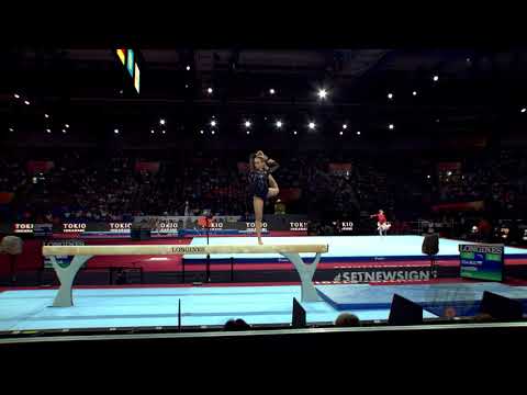 MADSEN Laney (BUL) - 2019 Artistic Worlds, Stuttgart (GER) - Qualifications Balance Beam