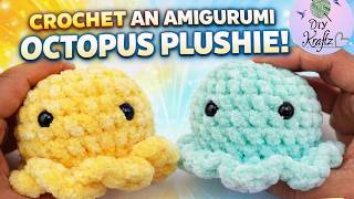 Crochet Amigurumi Octopus Plushie | Easy DIY Step by step crochet Tutorial for Beginners