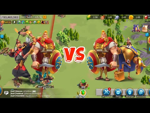 Alexander/Ysg vs Alexander/Carlos Martel - Rise of Kingdoms RoK