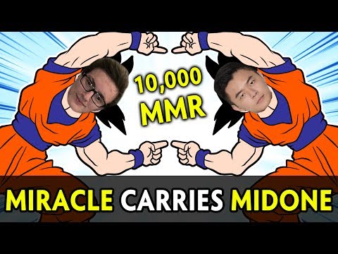 Miracle and MidOne carry each other to 10,000 MMR