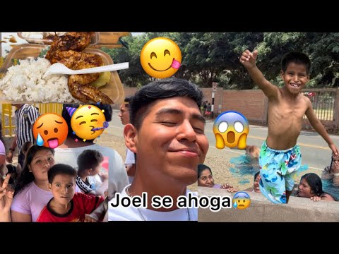 WE WENT TO THE POOL! - My brother is drowning😱😰