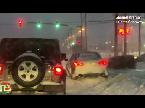 Second Winter Storm Impacts Oklahoma City - February 16, 2021 #limitlessproduction #weather