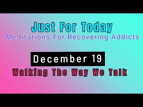 Walking The Way We Talk : December 19