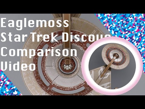 Eaglemoss Star Trek Discovery XL Edition Comparison Video!