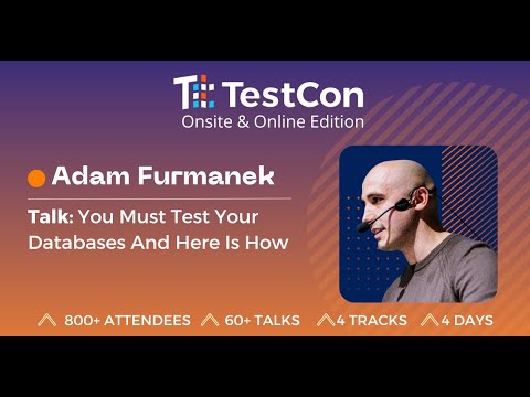 Adam Furmanek: You Must Test Your Databases And Here Is How
