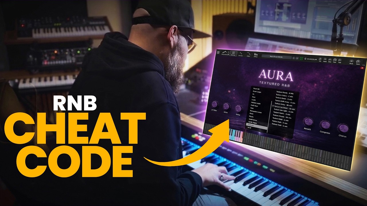 He made an INSANE textured R&B beat with ONE plugin