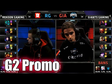 GIANTS vs Reason Gaming | Game 2 S5 EU LCS Summer 2015 Promotion Tournament | RG vs GIA G2
