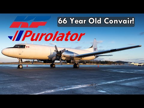 66-YEAR-OLD CONVAIR! KF Aero CV5800 Arrival at Victoria International
