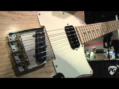 Summer NAMM '11 - Seymour Duncan Zephyr Pickup Demo with Schneider Turquoise Guitar