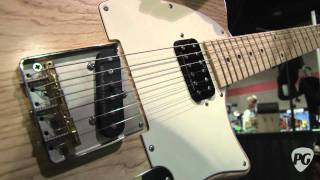 Summer NAMM '11 - Seymour Duncan Zephyr Pickup Demo with Schneider Turquoise Guitar