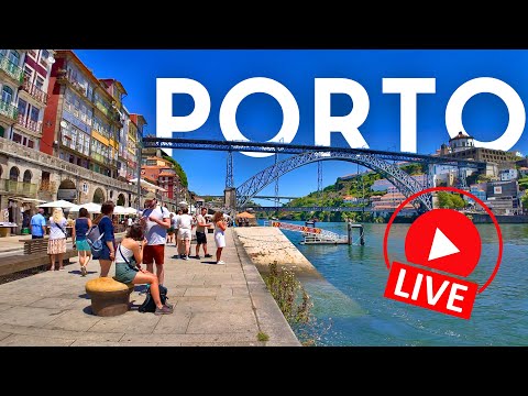 🔴  LIVE Porto Walking Tour 🇵🇹 | Discover Portugal’s Most Beautiful Riverside City