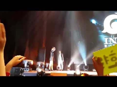 140520 INFINITE 1.2.3 Showcase in Taiwan _ Hoya & WooHyun sending heart!!!