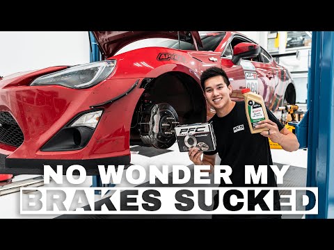 Fixing the TERRIBLE brakes on the FRS!