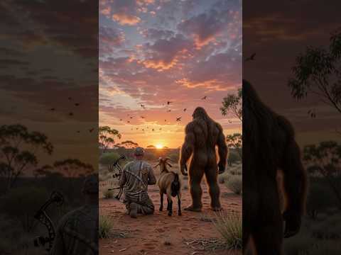 Aussie sunset with me mates, Goat and yowie. #australia #hunting #yowie