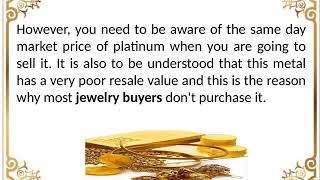 Sell Platinum Jewelry with Cash for Gold