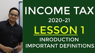 Lesson 1 Income Tax 2020-21