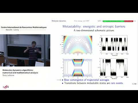 Tony Lelièvre: Molecular dynamics algorithms: numerical and mathematical analysis