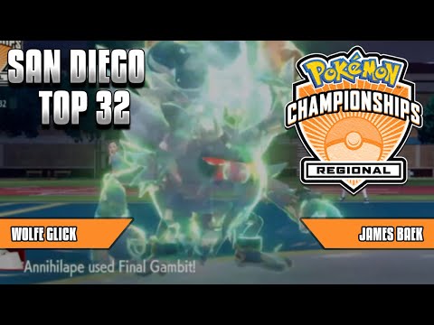 San Diego VGC'23 Regional - Top 32: Wolfe Glick vs James Baek | Pokemon Scarlet & Violet
