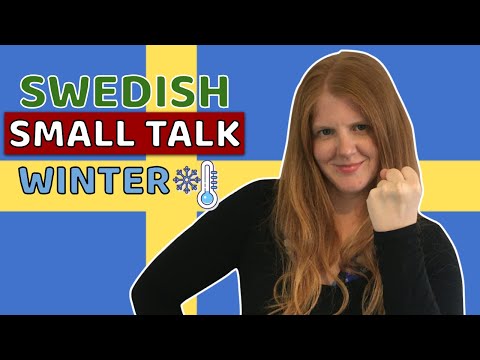 How to Small Talk in Swedish - Talk about the weather - Learn Swedish in a fun Way!