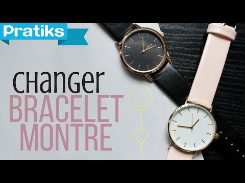 comment demonter bracelet montre