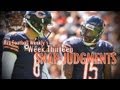Seattle Seahawks upset Chicago Bears, shake up.