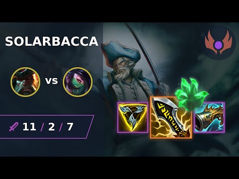 [ solarbacca ] Gangplank MID vs Akali | EUW MASTER | LOL Season 2024