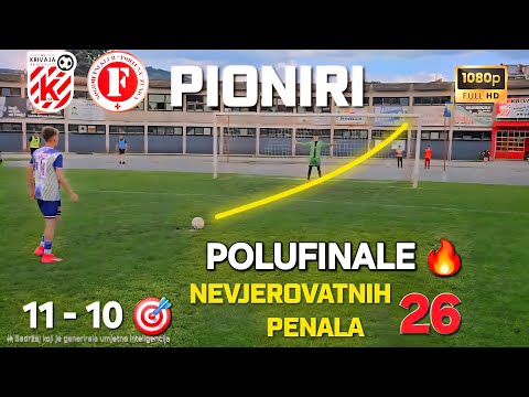 DRAMA U BORBI ZA FINALE! 🔥 NK KRIVAJA Zavidovići vs NK FORTUNA Zenica | POLUFINALE 🎯 Penali 11 - 10!