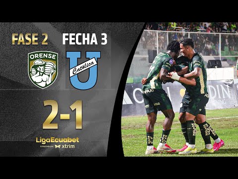 FULL SUMMARY: ORENSE 2-1 UNIVERSIDAD CATÓLICA l ECUABET LEAGUE SERIES A PHASE 2 - MATCHDAY 3