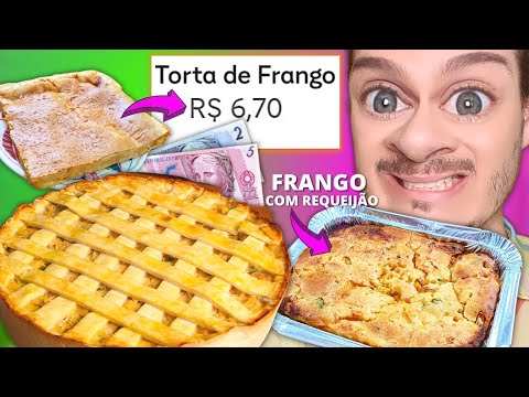 PROVAMOS OS LANCHES MAIS BARATOS DO APLICATIVO: TORTA DE FRANGO - Vale a pena?