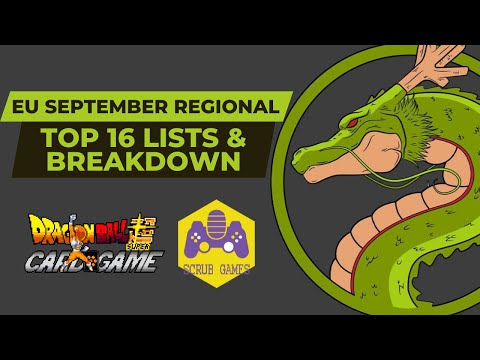 Raid'n'Trade September Webcam Regional Top Cut Breakdown & Decklists - Zenkai Series [DBSCG]