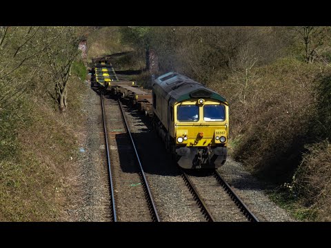 Freightliner Class 66 No. 66567 on 4K68 Guide Bridge Yard - Crewe Basford Hall on 15.04.21 - HD