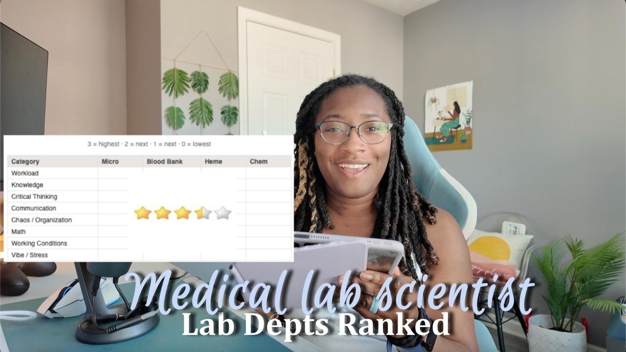 Which Lab Department is Best? | Rank with Me (Microbiology, Blood Bank, Chemistry & Hematology)