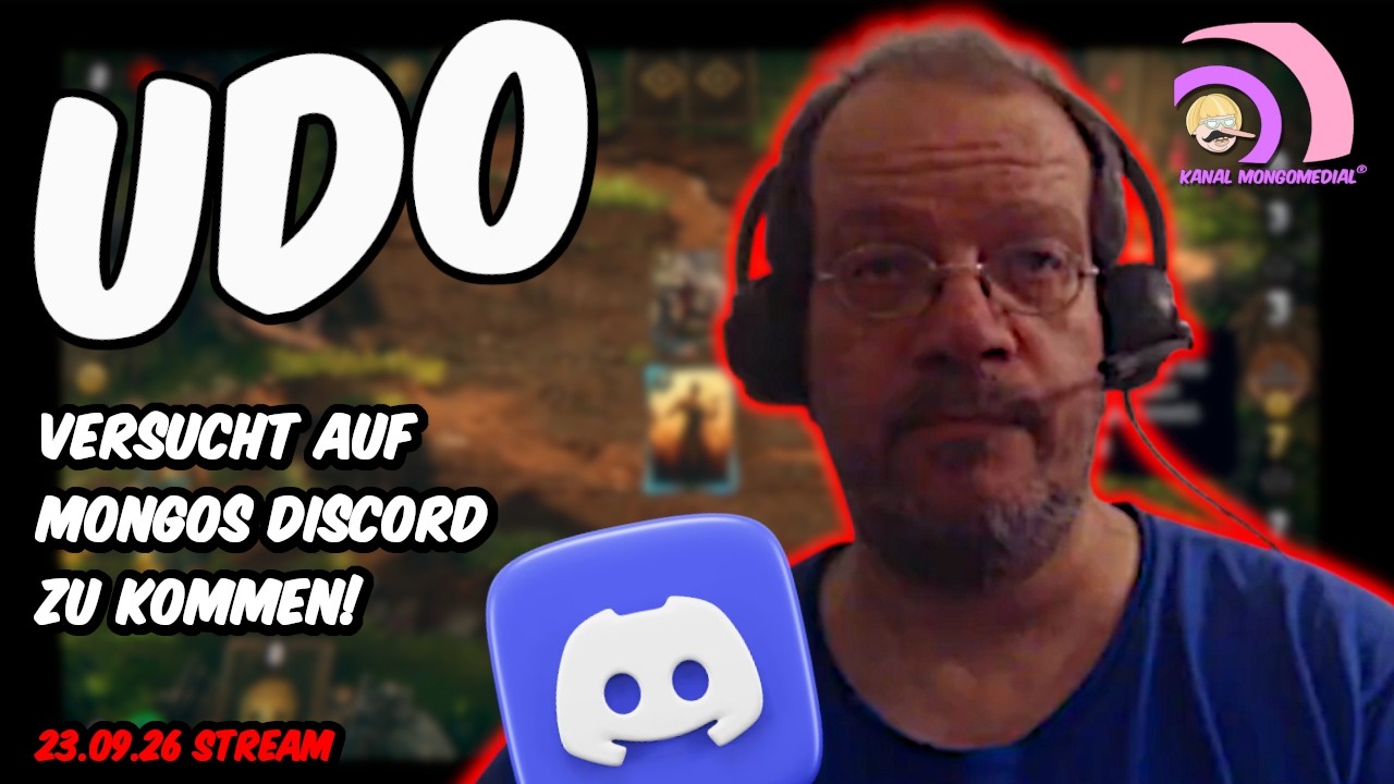 Udo will dem MONGO DISCORD Joinen! Fail Stream 23.09.26 #UdoUltras