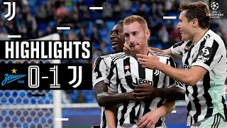 ملخص مباراة : زينيت 0 × 1 يوفنتوس ( الجولة 3 لدوري أبطال اوروبا )