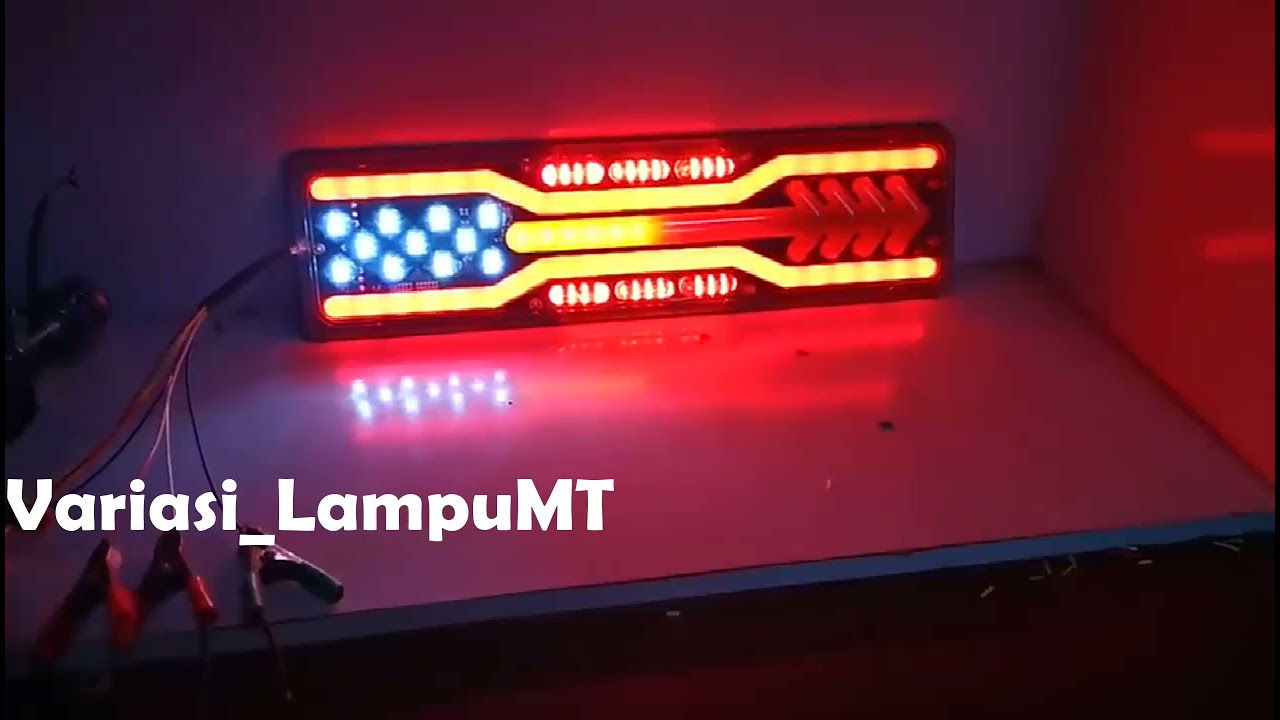 LAMPU REM VARIASI STOPLAMP BELAKANG TRUK STOP LAMP TRUCK 24 VOLT