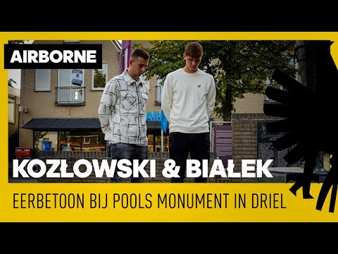 AIRBORNE | Eerbetoon Kozlowski en Bialek bij Polen Monument in Driel 🤍❤️