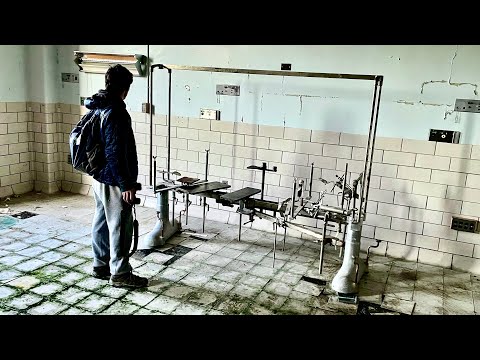 Exploring Abandoned Mid-Century Hospital: Found Bone Stretcher!