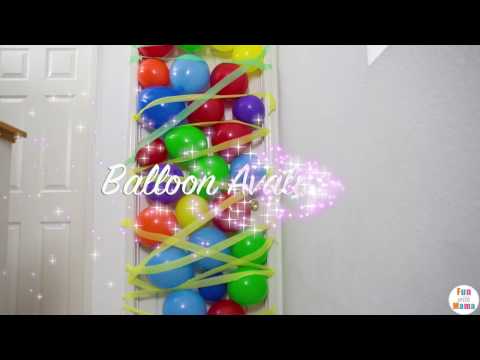 Kids Birthday Balloon Avalanche