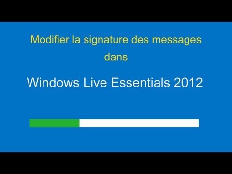 comment modifier signature outlook 2010