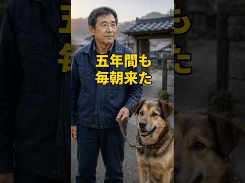 飼い主を失った犬が残る家に、数日後一通の手紙
