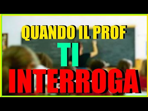 QUANDO IL PROF TI INTERROGA - Valerio Assandri