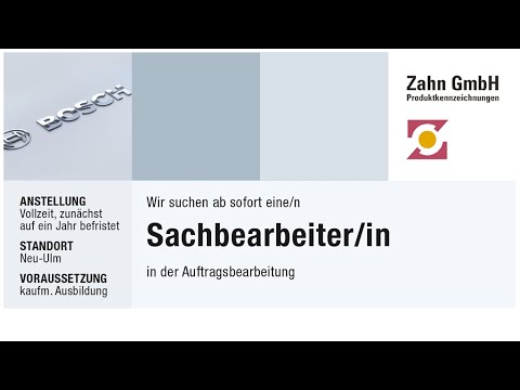 Fahrgast TV Ulm & Neu-Ulm - Stellenbörse / Kunde: Zahn GmbH
