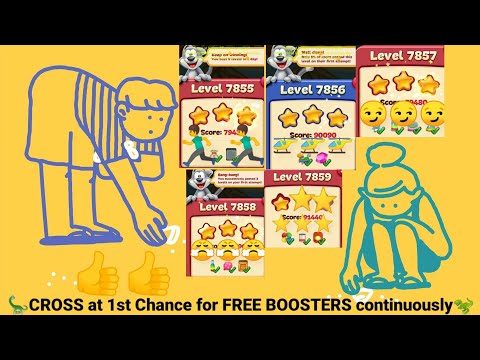 Toon blast levels 7855 7856 7857 7758 7759 - No Booster why?