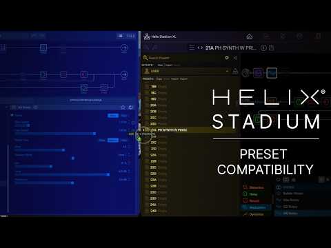 기존 Helix·HX 프리셋을 Helix Stadium으로 옮기는 세 가지 경로