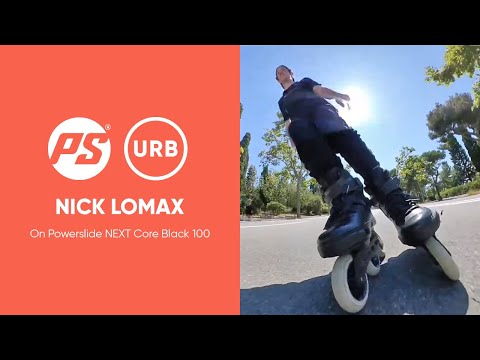Lomax on Powerslide Next Core Black 100 skates