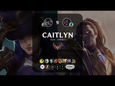 Caitlyn ADC vs Lucian - KR Grandmaster Patch 12.22