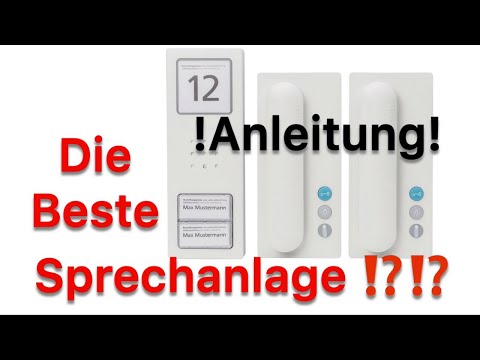 Ich LEHRE DICH wie man eine Siedle SPRECHANLAGE einbaut I Sicherheit