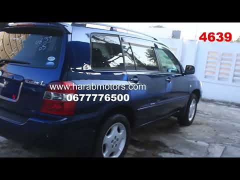 Toyota Kluger 2005 model Blue color available in Tanzania at Harab Motors ltd.4639