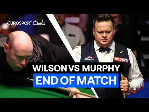 Shaun Murphy pots final black but loses to Gary Wilson in remarkable finish | Eurosport Snooker