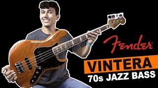 Video thumbnail for Fender Vintera 70s Jazz Bass | Review by Bassline Music Shop